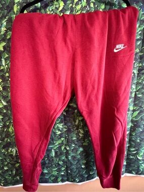 Nike Red Joggers with